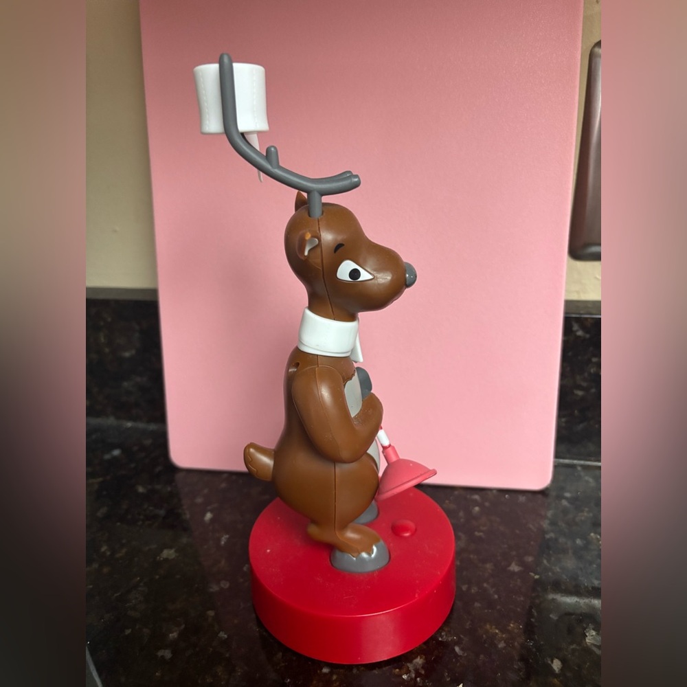 Hallmark Northpole Deer John Singing Talking Reindeer Funny Gag Gift Christmas - Picture 6 of 7